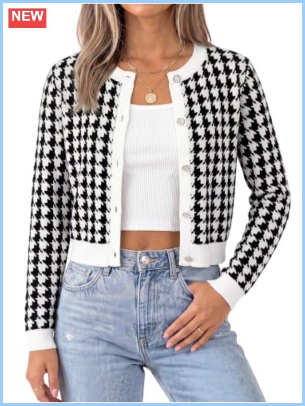 100% Cotton Cropped Cardigan Button Up Lightweight Business Casual Sweater